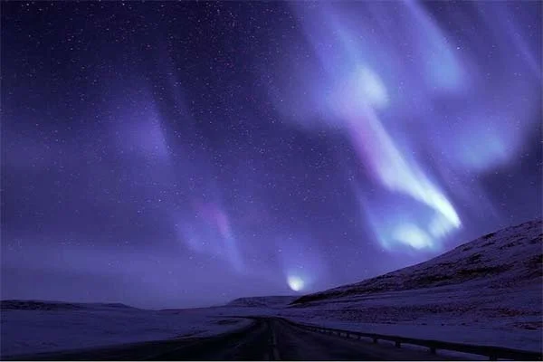 purple and blue NorthernLights